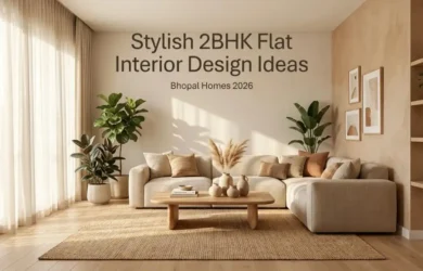 2BHK Flat Interior Design Bhopal
