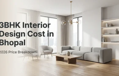 3bhk interior designer cost in bhopal